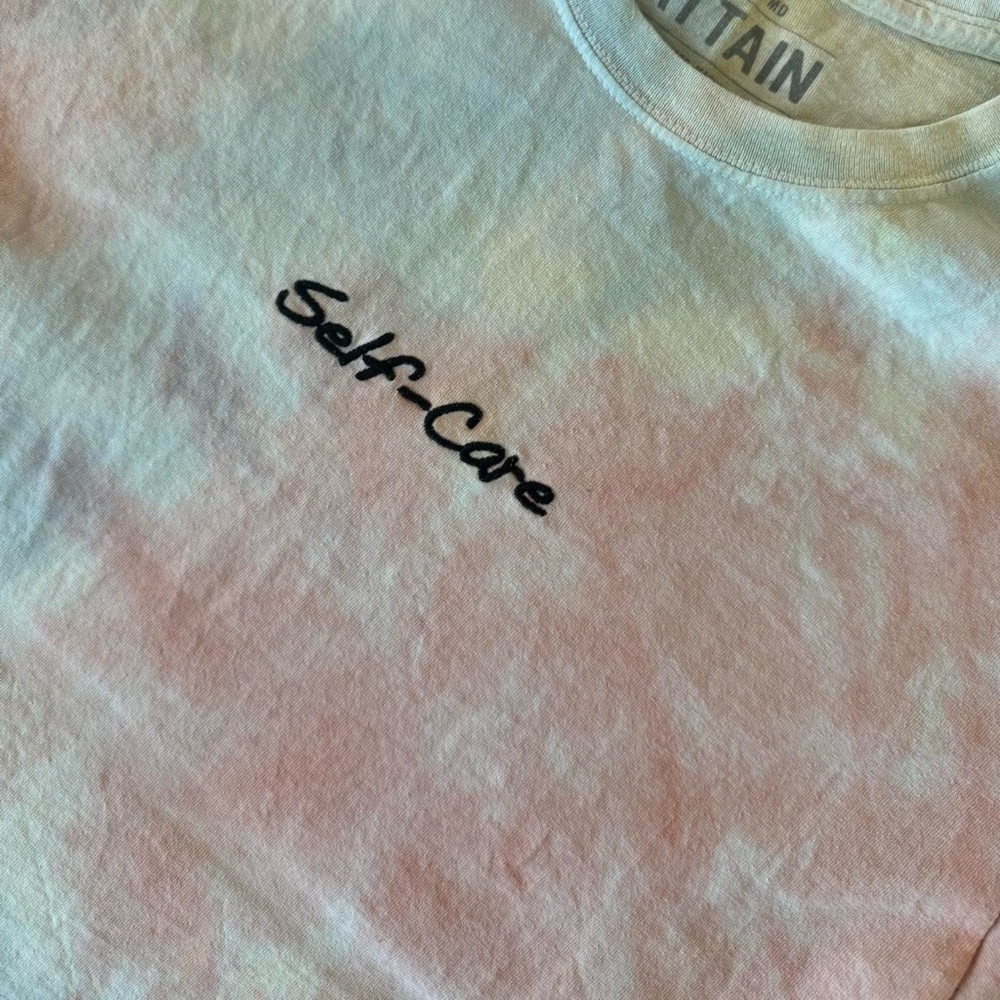 Tie-Dye Self-Care T-Shirt